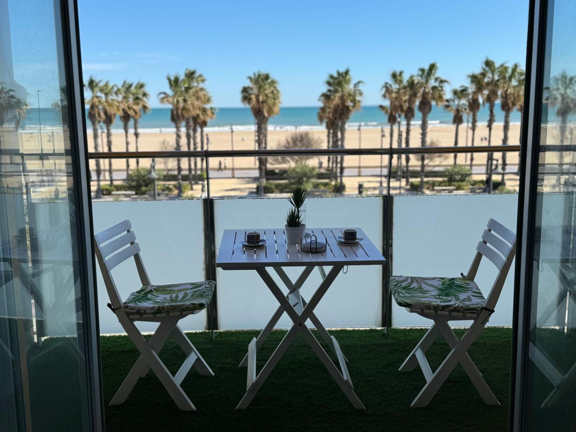 Apartamento Primera Linea De Mar Walencja Zewnętrze zdjęcie